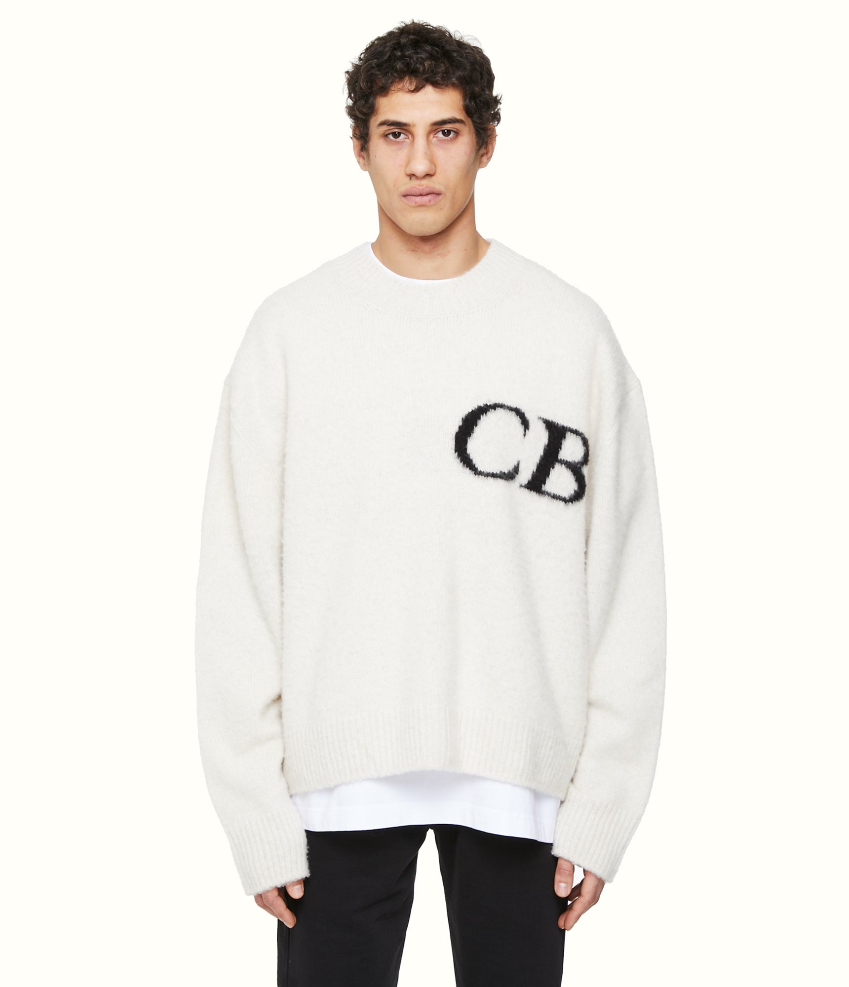 CB LOGO KNIT SWEATER