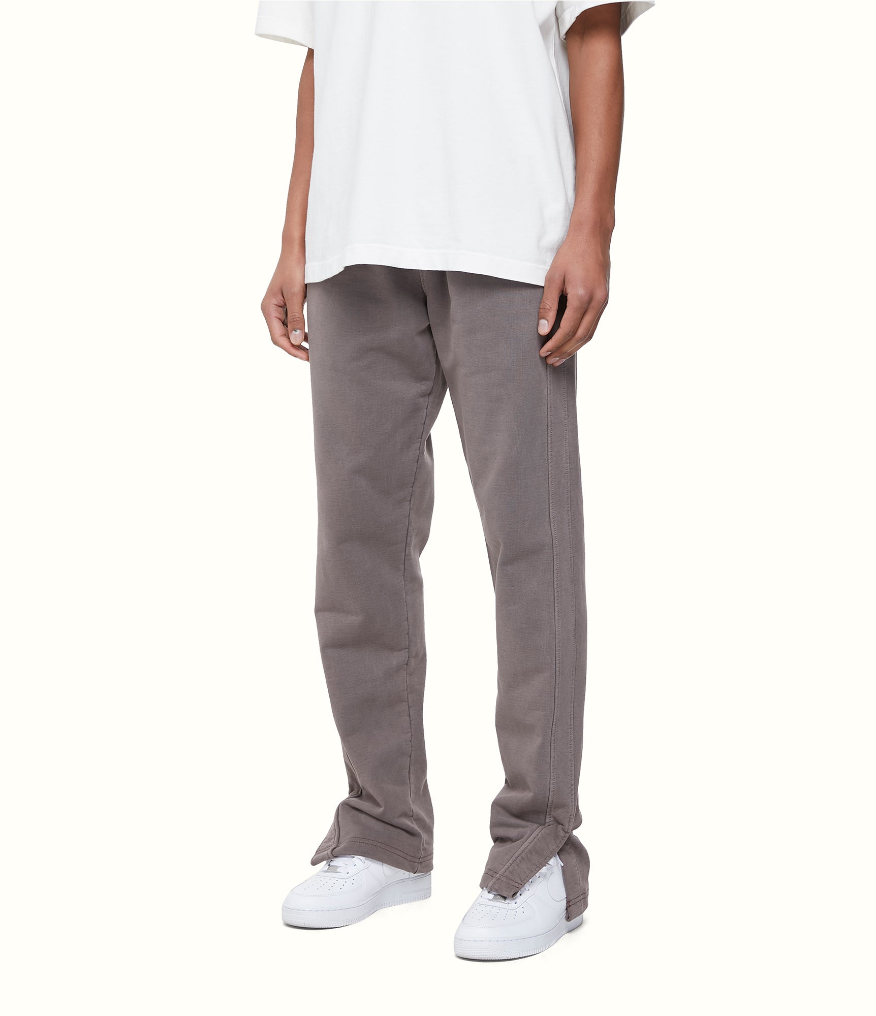 Split leg online sweatpants